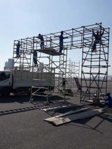 Scaffolding-for-stage-events-Grandstands-Hoardings